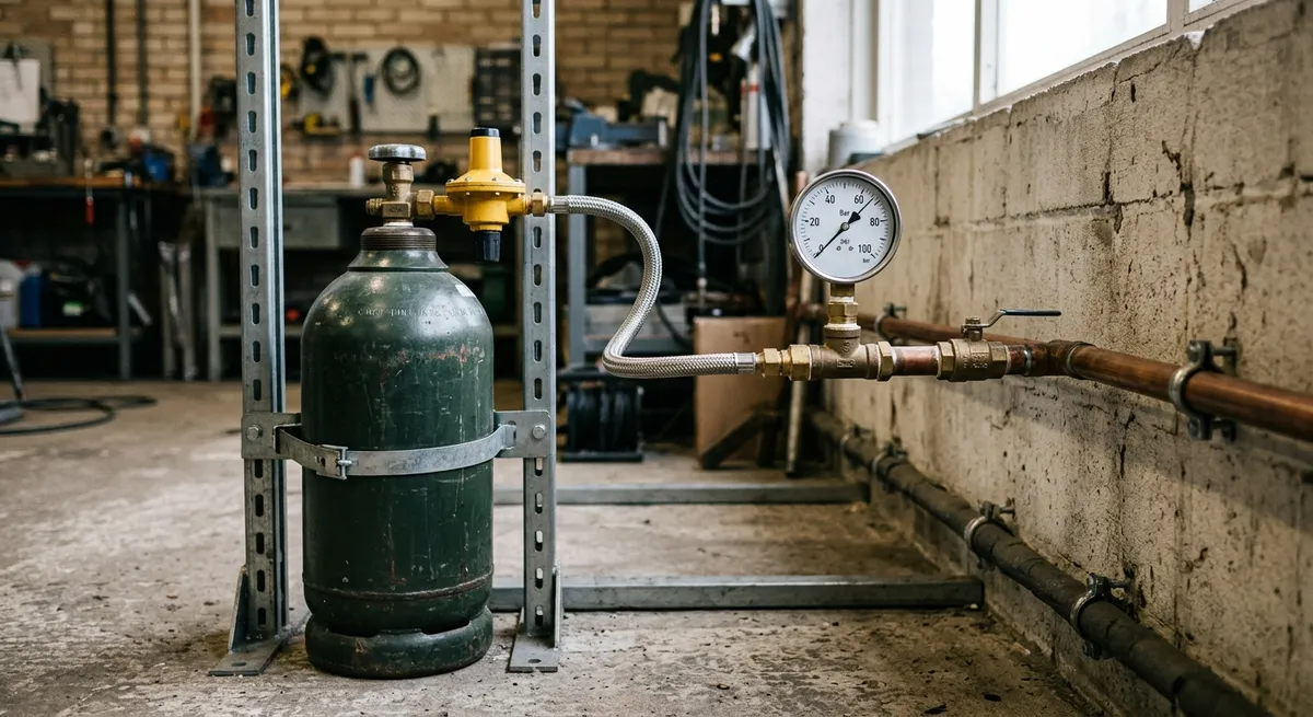 bouteille gaz traceur azote hydrogène