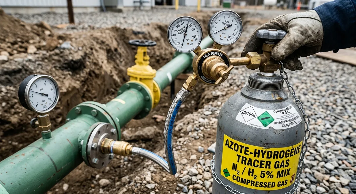 gaz traceur azote hydrogène détection