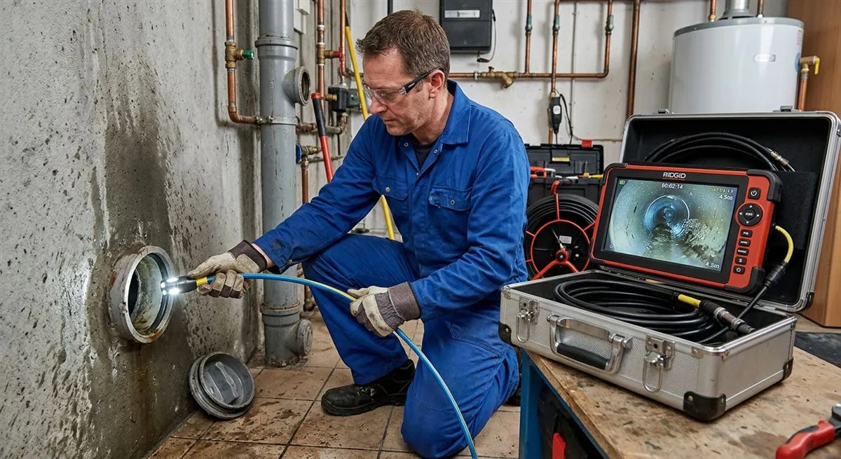 Inspection caméra canalisation