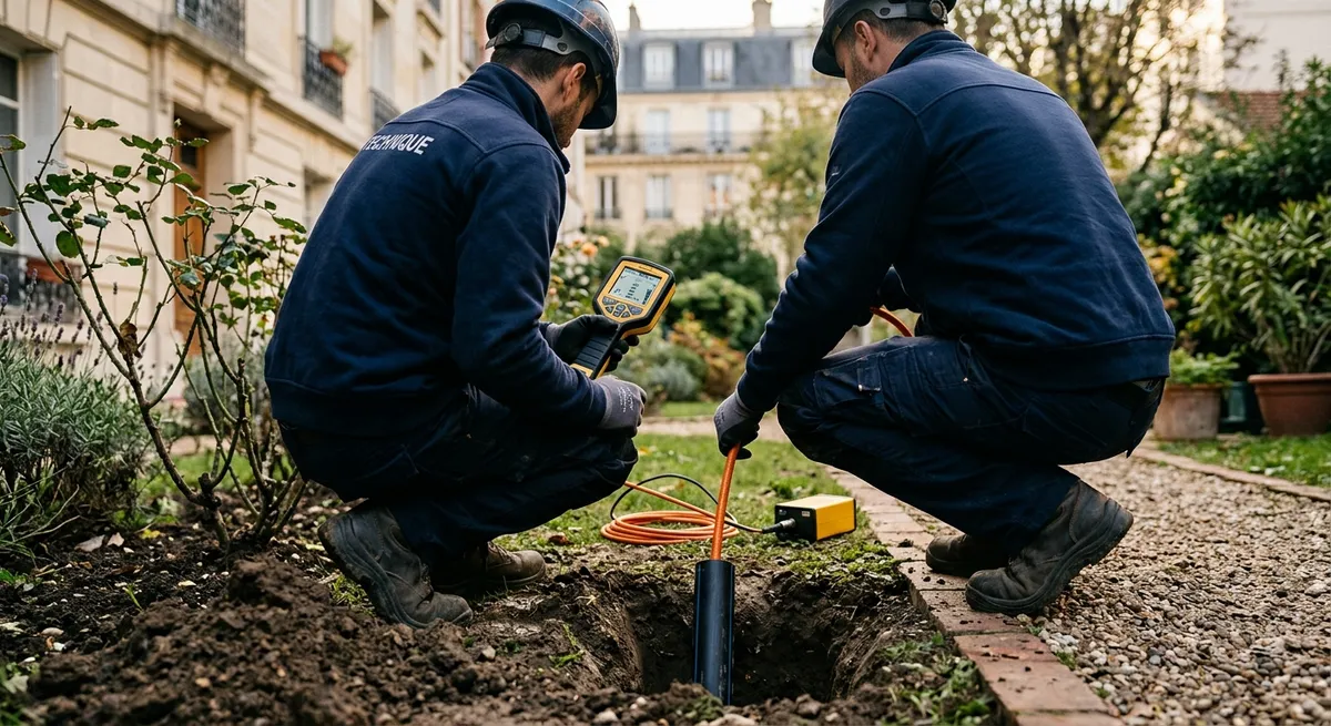 Traçage et repérage de canalisation